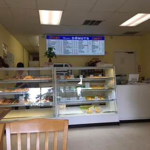 Not sure if you can read the menu.  I was trying to be discreet. Customers waiting on the sidelines.