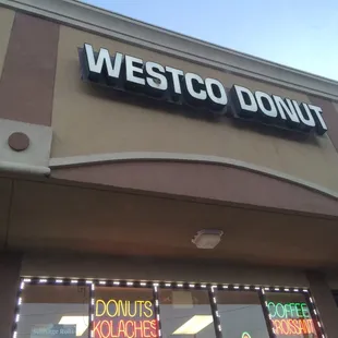 a donut shop front