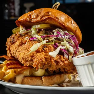 "The Franklin" a Nashville hot chicken Sammy.