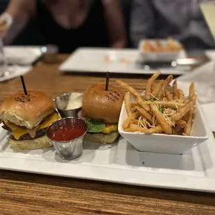 Sliders &amp; Truffle fries