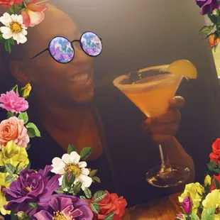 The strawberry martini hold the spicy.
