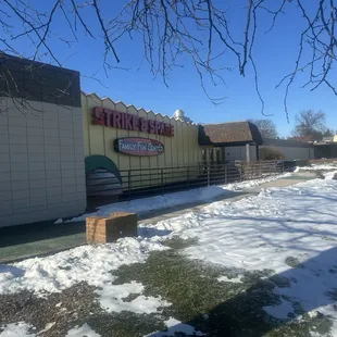 outside
