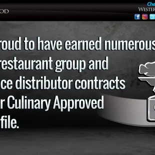 Our passion for fish has earned us 50+ national restaurant group contracts, &amp; that is the product that we sell in our stores to you!