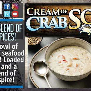 It's everything you want in a Crab Soup! Creamy, Crabby, Delicious! Made in MD featuring Maryland Blue Crab, it is fantastic!