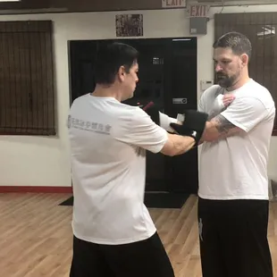 John and Jon working it out!