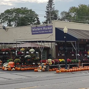 the front of the store