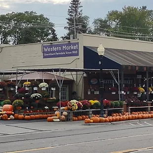 the front of the store