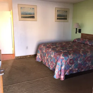 Interior: fantastically firm bed