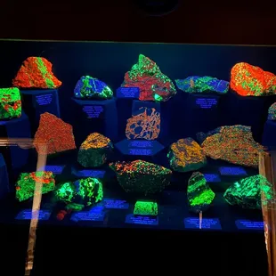 Even more Fluorescent rocks