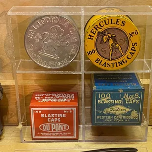 Blasting caps are not toys...