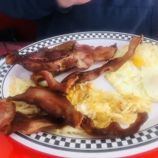 I also had Texas toast and French toast with this meal!! Way to much food!!! The best breakfast and service in fountain!!!