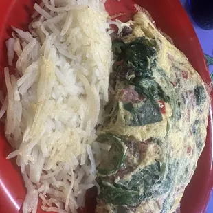 Omelette with 3 toppings !