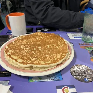 Huge pancakes
