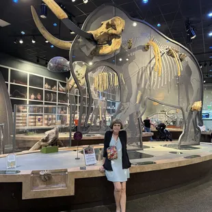 Mitzi with mammoth