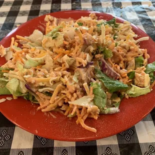 Big salad for $2 more (and substituted a vegetable)