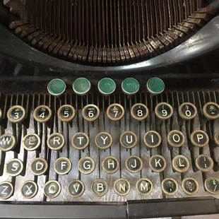Antique typewriter-