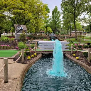Mini golf course