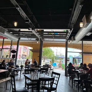 Indoor and Outdoor seating. Dogs allowed inside!