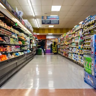 a grocery store aisle