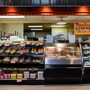 the inside of a grocery store