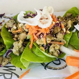 Thai Lemongrass Lettuce Cups