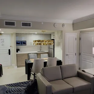 Living room, in our Villa Suite