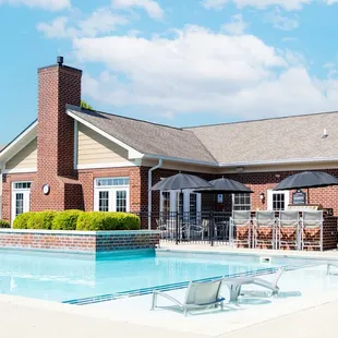 Resort-style swimming pool at Westhaven Luxury Apartments