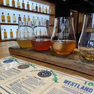Cocktail flight