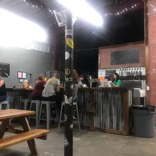 Laid back brewery.