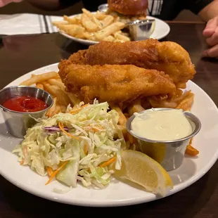 food, seafood, fish and chips, fish