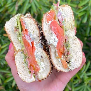 Lox bagel (IG: hangryforwhat)