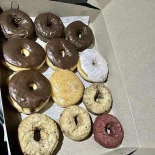 Dozen donuts - $19. Nothing to recommend.