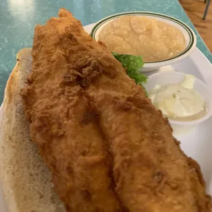 Cat fish sandwich