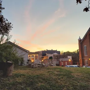 the back yard of the winery