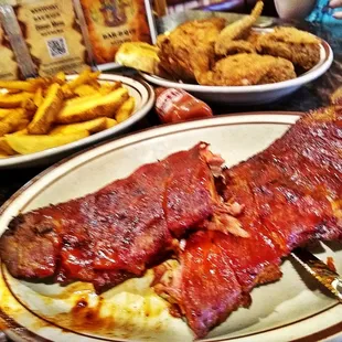 ribs, bbq ribs, food