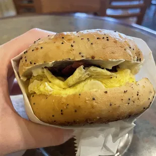 Creamy bagel