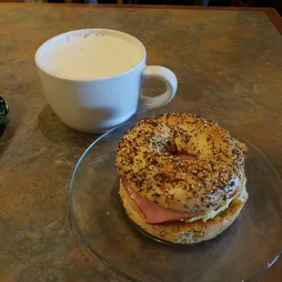 food, bagels, bagel