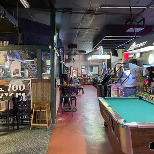 The interior of the Westport flea market grill