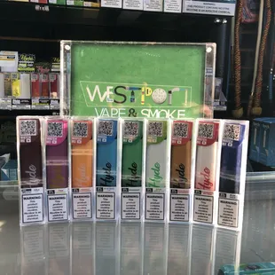 New Hyde flavors. Rechargeable. 3300 puffs. 15$ a piece.