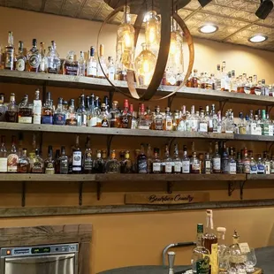 Rare and hard to find bourbons and whiskies.