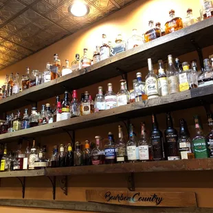 Tasting room selections.