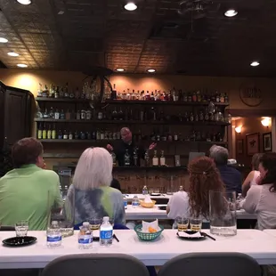A whiskey tasting.