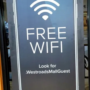 Free WiFi while Shopping