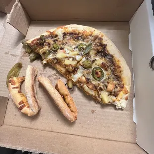Jamaican jerk pizza