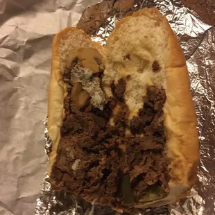 Disgusting old dried food. Probably scrapped from the floor!