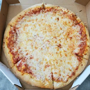 Nov 2020: A little over $17 for extra sauce/ extra cheese. Great pizza! Friendly service.