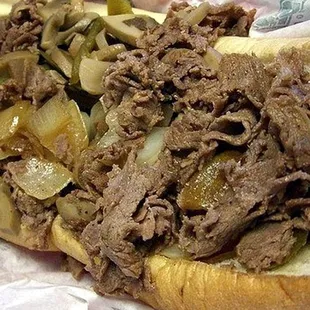 Our Philly cheesesteaks don't disappoint!