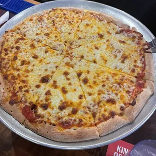 Large cheese pizza