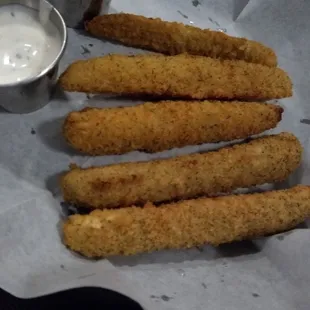 Fried pickles.....very good
