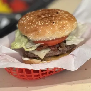 The famous Jalapeño Burger